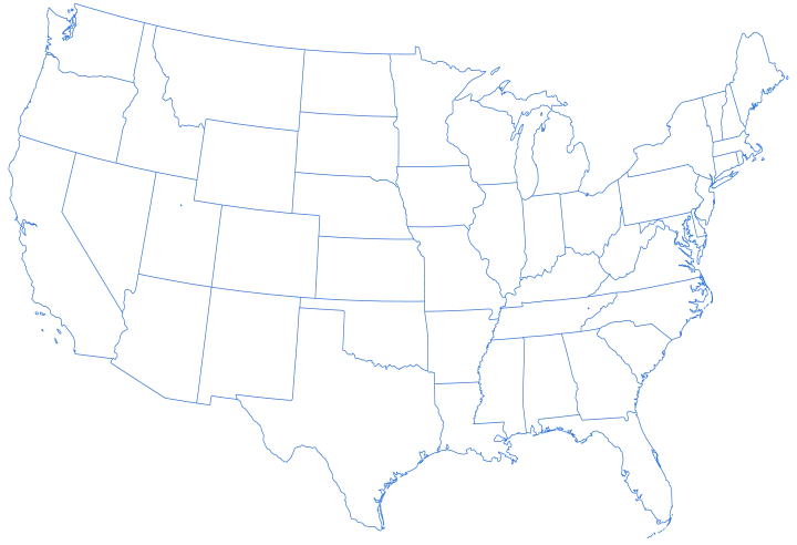 Map outlines