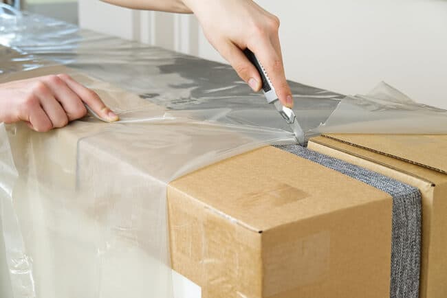How does RSF make shipping a bed in a box affordable?